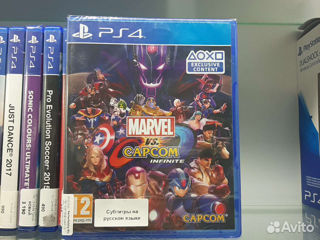 Marvel VS. capcom: Infinite (ps4, новый)