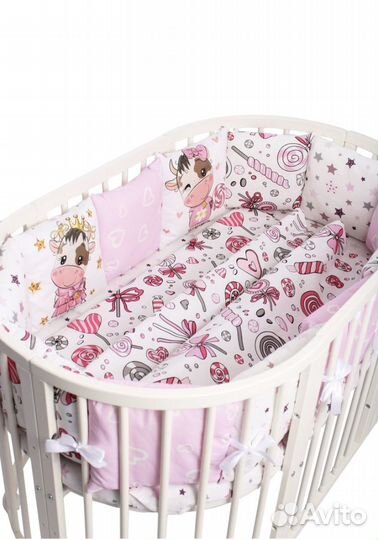 Бортики в детскую кроватку