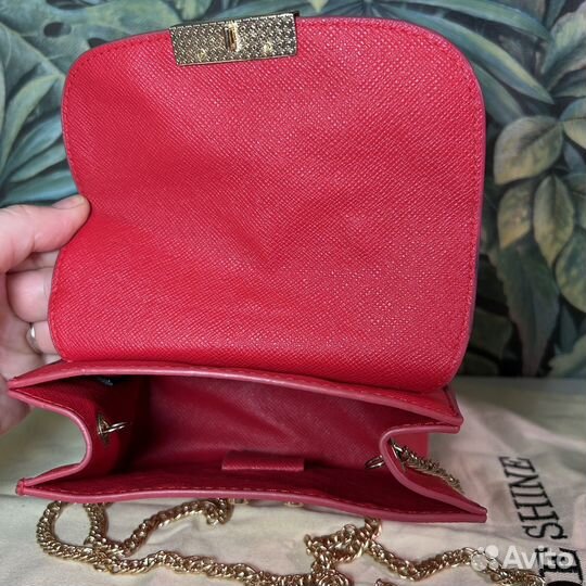 Сумка baldinini кроссбоди красная
