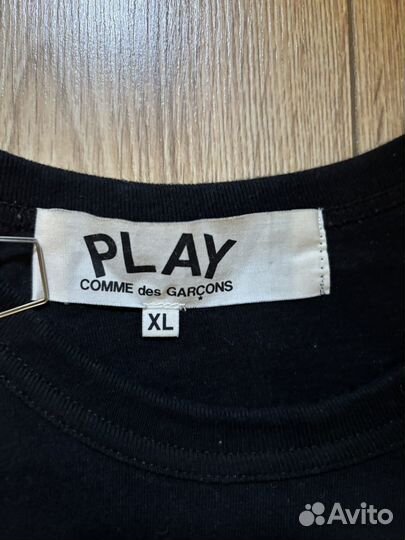 Лонгслив comme des garcons play оригинал