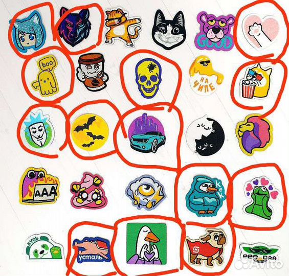 Стикерсы Магнит