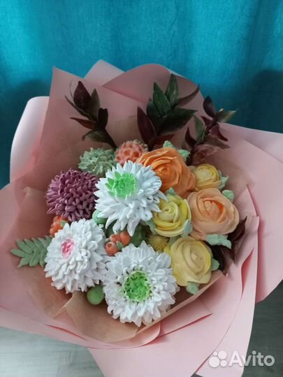 Зефирные букеты, торты ручной работы