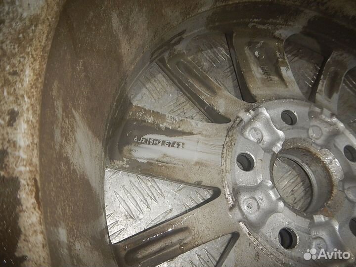 Диск колесный литой R15 5*112 j6,0 ET43 DIA57,1 (v