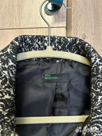 Пальто женское демисезонное benetton