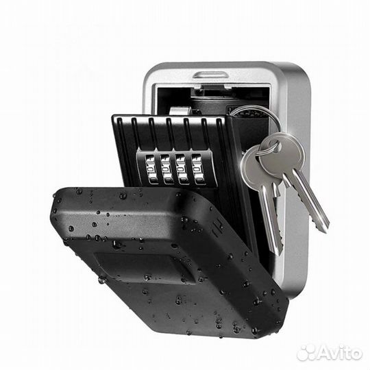 Мини сейф для ключей, ключница сейфбокс с кодовым