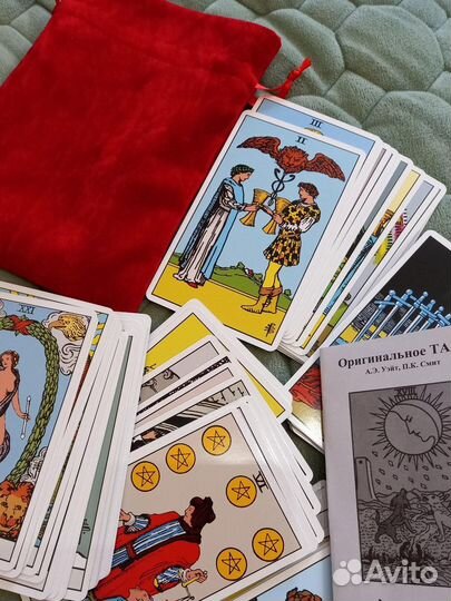 Карты Таро Райдера Уэйта на русском в мешочке