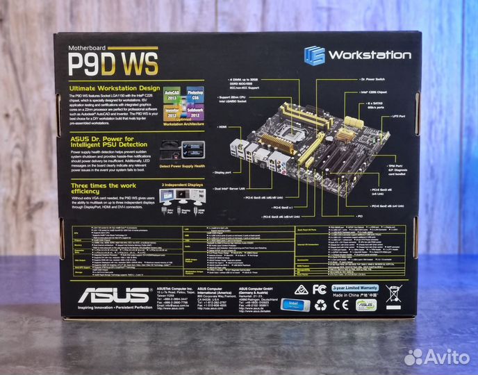 Материнская плата 1150 P9D WS Asus