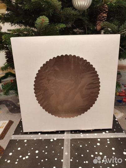 Крафт коробки с окошком