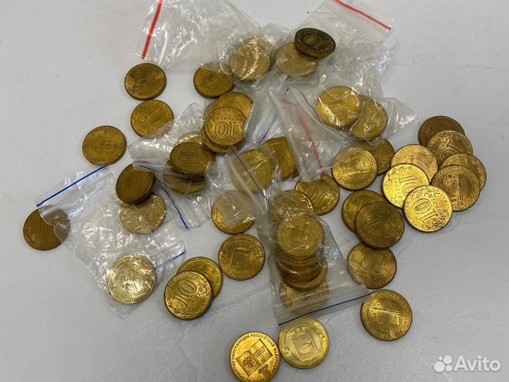 Монеты 10 рублей гвс