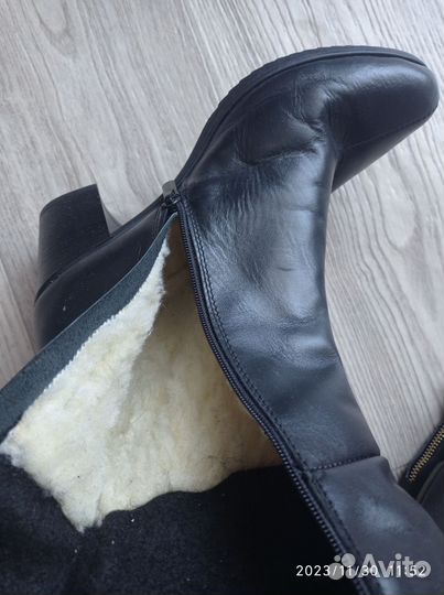 Сапоги ботфорты зимние женские 39 новые