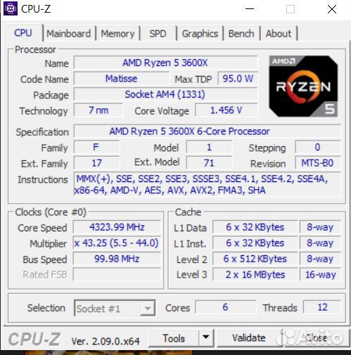 AMD Ryzen 5 3600X