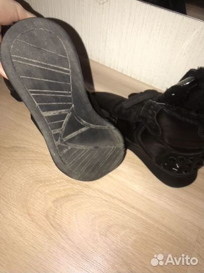 Утеплённые ботинки-кроссовки 38р
