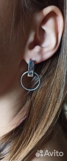 Серьги серебро 925