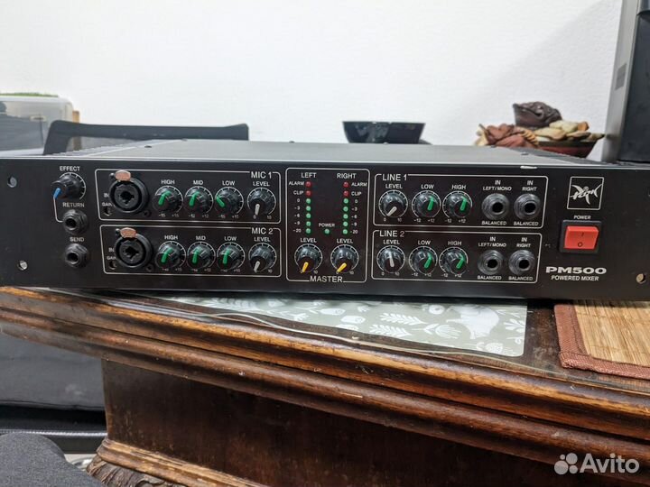 Усилитель микшер Park Audio PM500-4