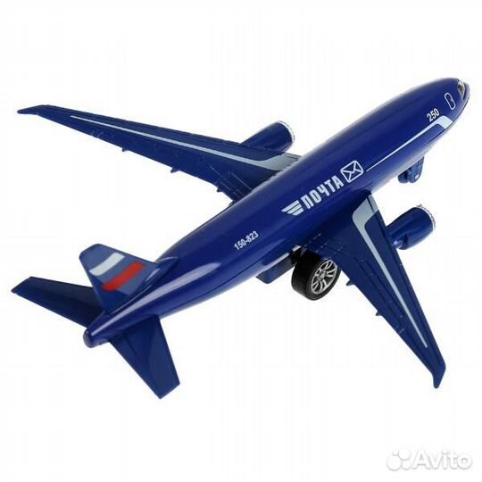 Металлический самолет Почта свет звук Технопарк