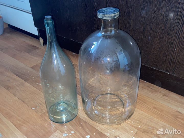 Бутыль стекло, стеклянная пробка