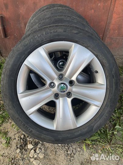 Комплект оригинальных колес Skoda R17