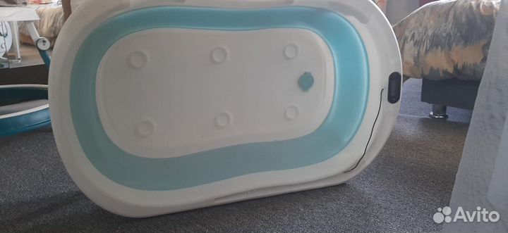 Ванночка для купания складная с термометром