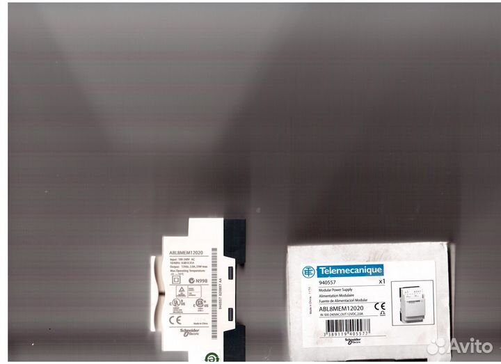 Модульный блок питан 220В - 12В 2А abl8mem12020