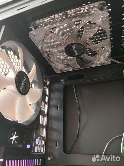Корпус для компьютера Zalman Z9 Plus + 6 кулеров