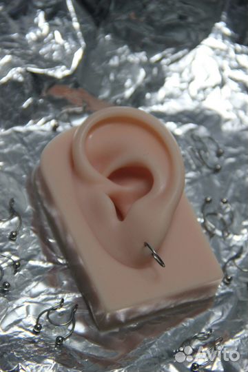 Силиконовый манекен уха