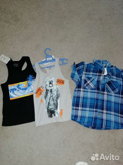 Рубашка новая и майки