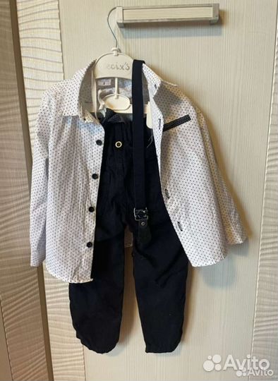 Шикарный, нарядный костюм для мальчика 98