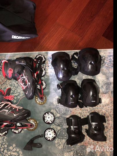 Ролики раздвижные размер 35-38 oxelo