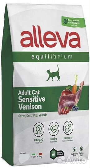 Alleva equilibrium CAT для кошек Adult Sensitive V