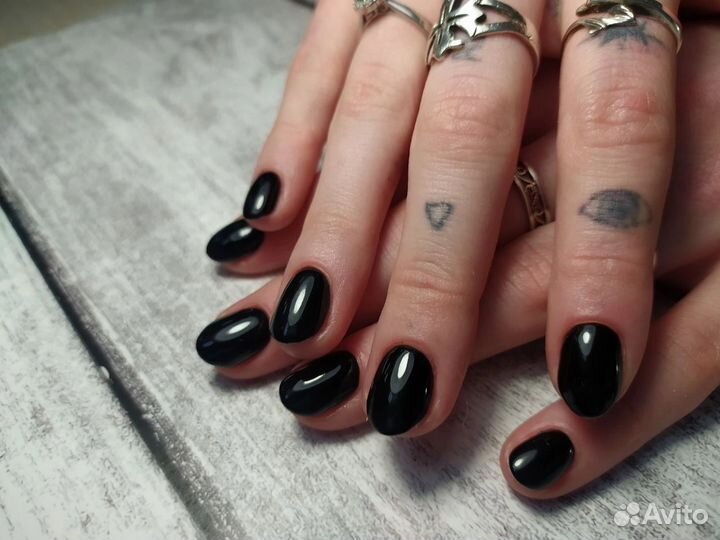 Гель-лак, укрепление гелем, маникюр