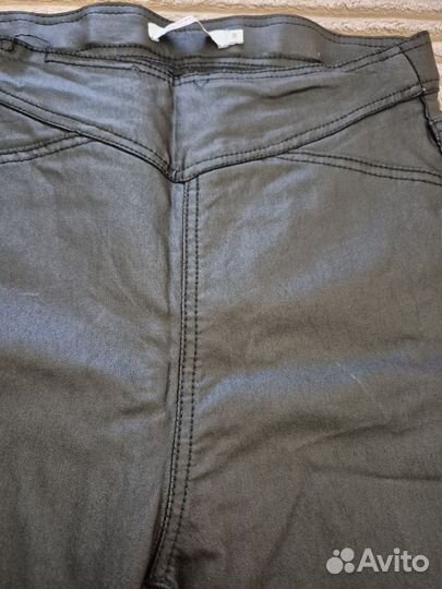 Брюки из экокожи