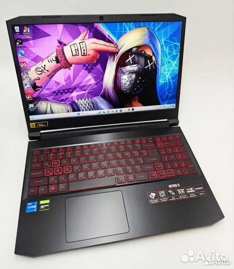 Acer nitro core i5 10300H 12Gb DDR4 GTX 1650Ti SSD