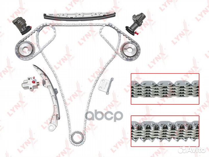 Комплект цепи грм TK-0062 lynxauto