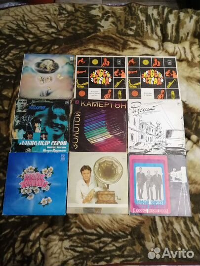Виниловые пластинки разные