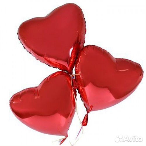 Воздушный шар сердце фольгированый