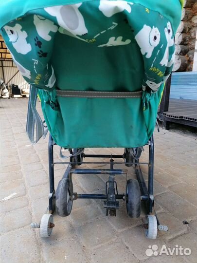 Детские санки коляска