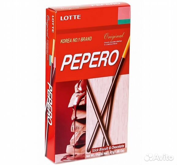 Соломка pepero original 36г