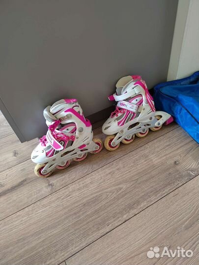 Роликовые коньки детские раздвижные