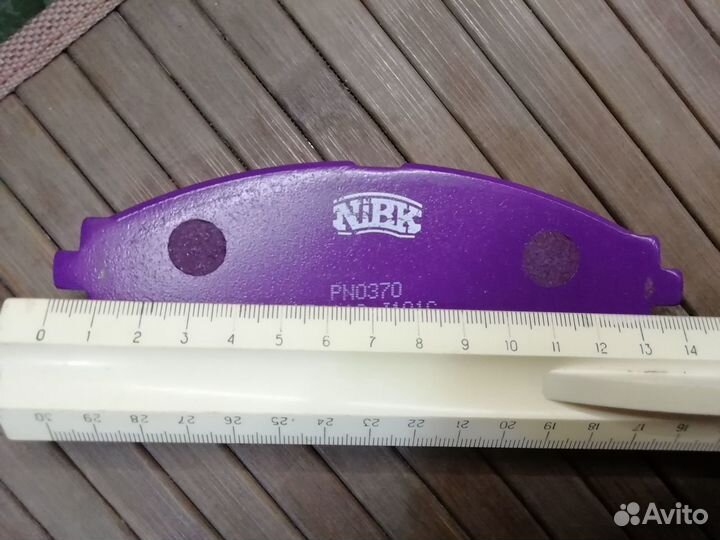 Колодки тормозные дисковые nibk PN0370