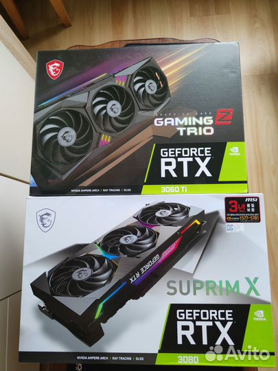 Видеокарта MSI GeForce RTX 3060 Ti gaming Z trio