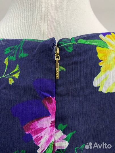 Платье миди летнее dkny