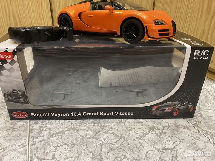 Машинка на радиоуправлении bugatti veyron