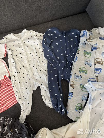 Вещи пакетом на мальчика 0-4 месяцев