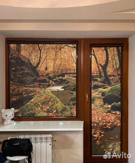 Рулонные шторы (с Фотопечатью на ткани Блэкаут)