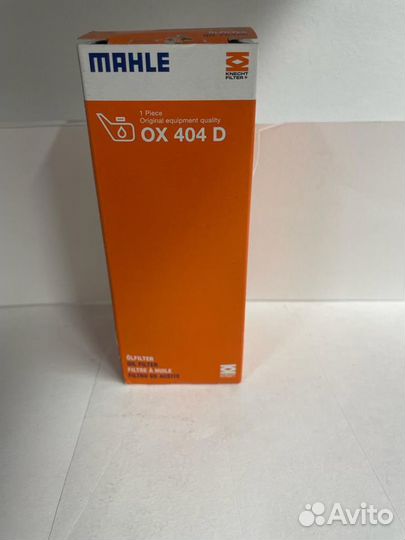 Масляный фильтр Mahle OX404D
