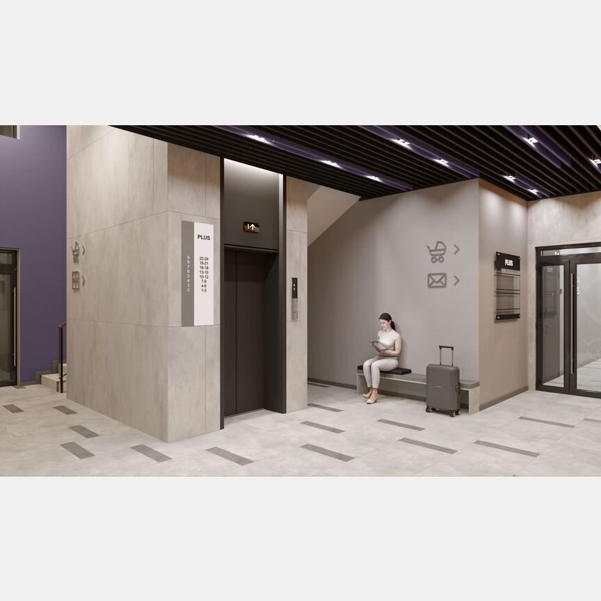2-к. квартира, 45,5 м², 1/5 эт.