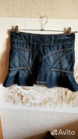 Юбка джинсовая