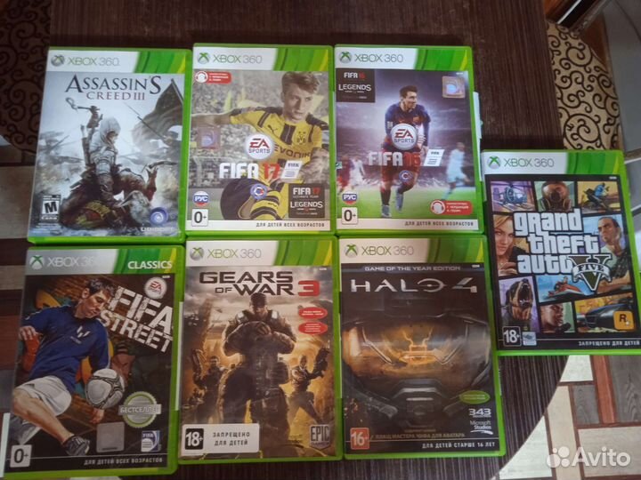 Диски Игры на xbox 360