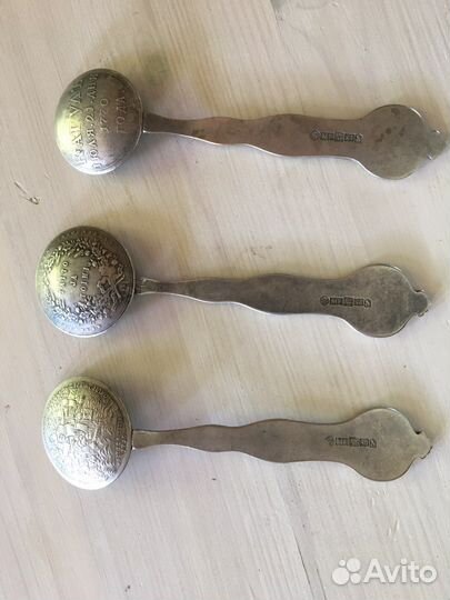 Царские ложки из копий монет