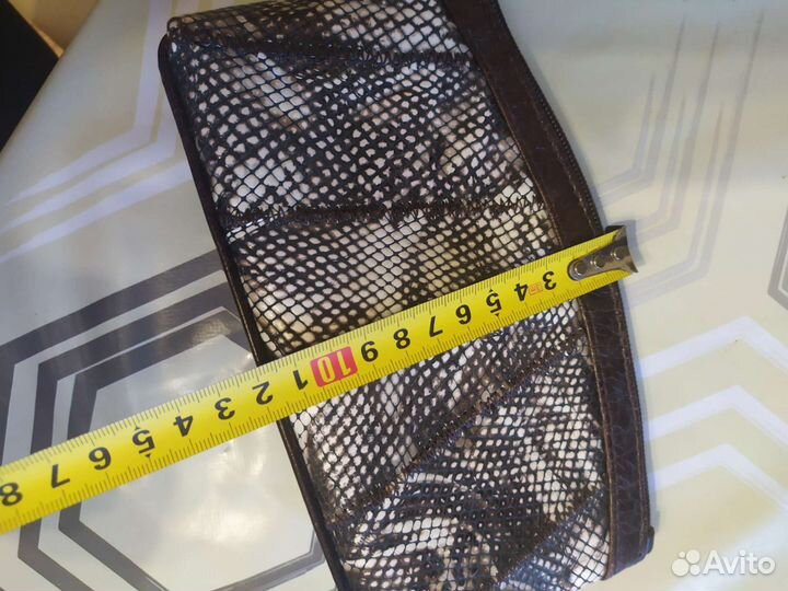 Косметичка натуральная кожа